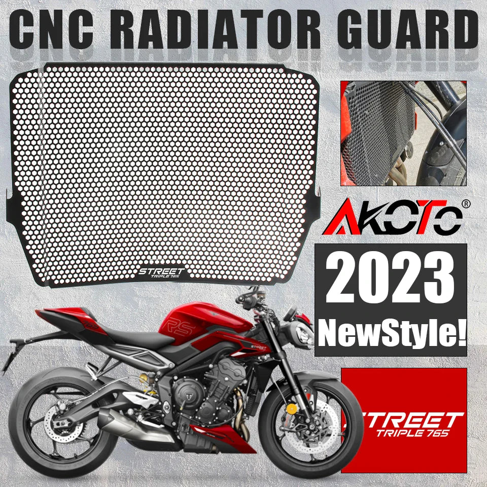 NEW FOR Street Triple 765 R/S/RS 765S 765R 765RS MOTO2 2023 2024+ Accessories Radiator Guard Grille Cover StreetTriple Protector