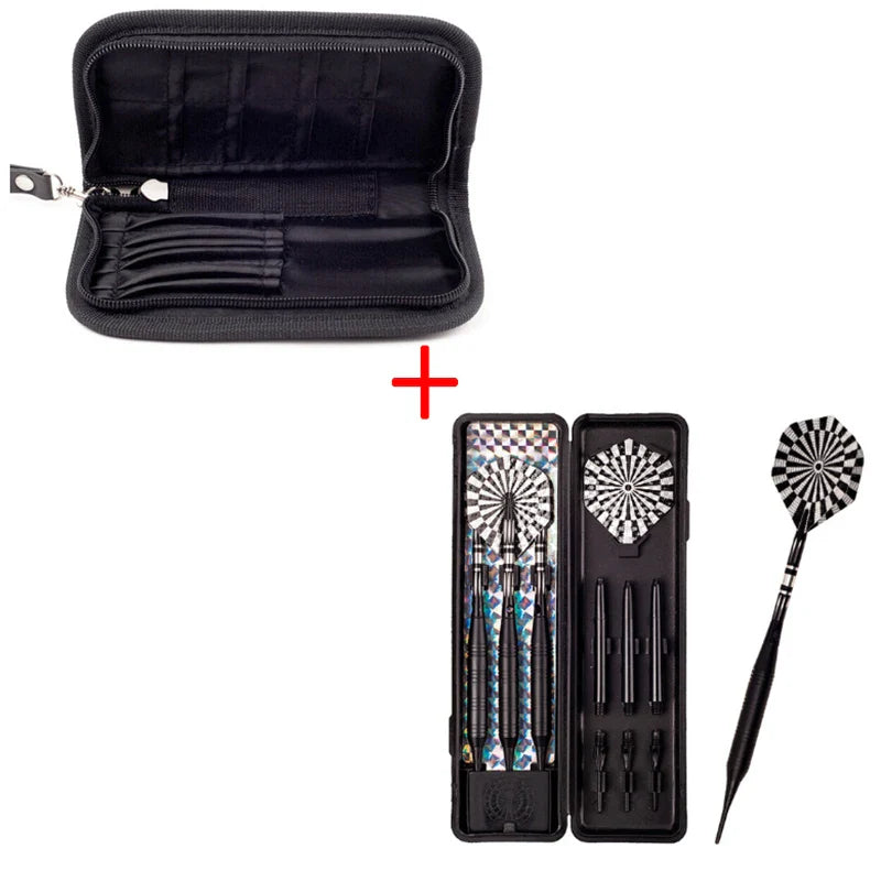 3Pcs Professional Darts 16/18/20g Soft tip darts Game Electronic dardos and Darts Accessories Carry Case