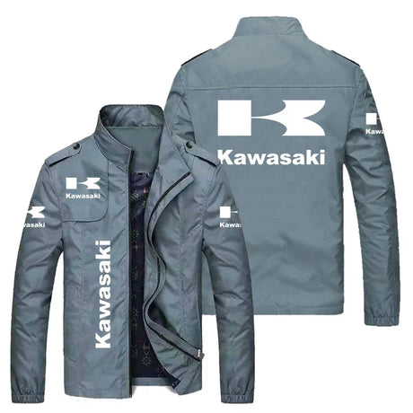 New Kawasaki Motorcycle Jacket Sports Jacket Fashionable Casual Men's Clothing Kawasaki Racing Suit Casual suit jacket