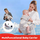 Ergonomic Newborn Baby Carrier With Hipseat Storage Bags 0-36 Months Front Facing Kangaroo Baby Carrier Sling Wrap Waist Stool