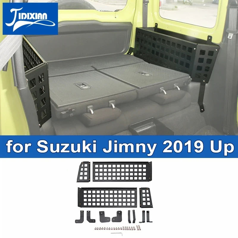 JIDIXIAN Stowing Tidying Car Trunk Side Storage Box Organizer for Suzuki Jimny 2019 2020 2021 2022 2023 Interior Accessories