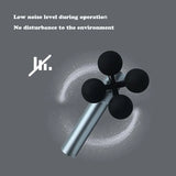 LAKEYA Four-headed Fascia Gun Body Massager Muscle Relaxation Shaping Massager Neck Vibrator Fitness Outdoor Sports New