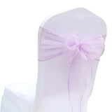 10/50/100Pcs Organza Chair Sashes Knot Bands Chair Bows For for Wedding Party Banquet Event Country Wedding Chair Decoration