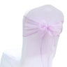 10/50/100Pcs Organza Chair Sashes Knot Bands Chair Bows For for Wedding Party Banquet Event Country Wedding Chair Decoration