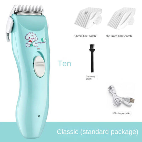 Baby Hair Trimmer Electric Hair Clipper USB Baby Shaver Cutting Baby Care Cutting Remover Rechargeable Quietkids Hair Cutting