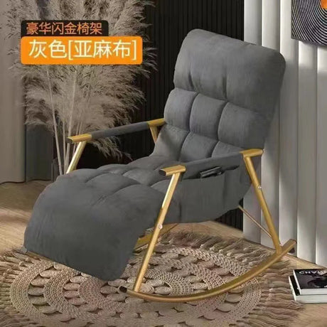 Recliner Nordic Lazy Sofas Rocking Chairs Living Room Furniture Foldable Sofa Bed Modern Balcony Bedroom Relaxing Lounge Chairs