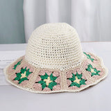 NEW 2022 Womens Straw Hats crochet hat bucket hat UV Protection Sun Visor beach hat Women Visors Ladies hat Women Summer hat Cap