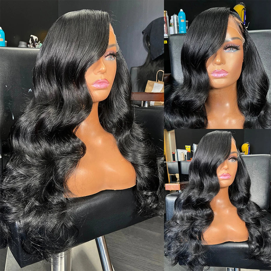 Body Wave 360 Full Lace Wig Human Hair Pre Plucked 13x6 HD Transparent Lace Frontal Wig 13x4 Brazilian Hair Wigs For Black Women