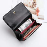 Luxury Brand Leather Wallet Sheepskin Slim Mini Handheld Bag for Women Card Holder Credential Holder Card Wallet Purse