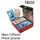 One Piece Collection Cards Box Booster Pack Anime Luffy Zoro Nami Chopper TCG Game Playing Game Cards