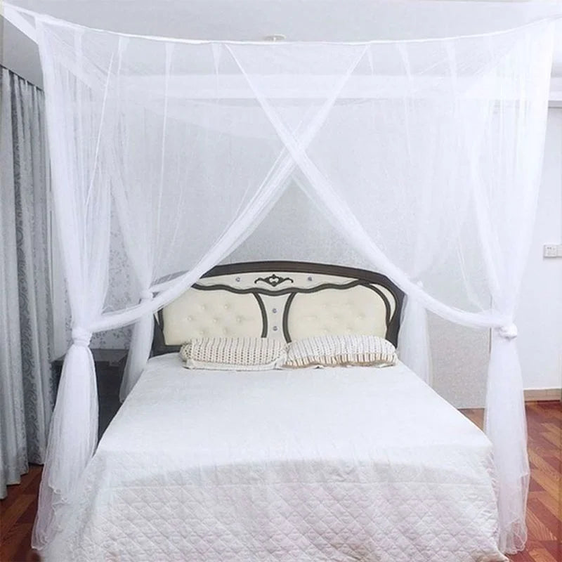 Mosquito Net Canopy 4-Corner Post Student Canopy Bed Size 190 X 210 X 240cm  Bed Tent  Mosquito Net  Canopy Bed Curtains