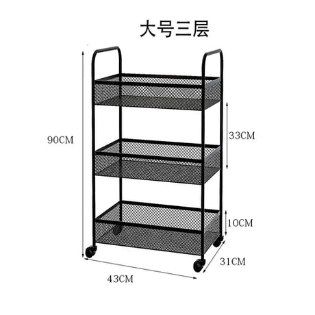 Food Trailer Trolley Rolling Cart Organizer Metal Vegetable Utility Trolley Wine Garden Grocery Archivadores Restaurant Furiture