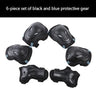 6-Piece Knee Pads Protective Gear Set Sports Knee Pads Elbow Pads Wrist Pads Sports Safety Protection Kit for Bike Skating