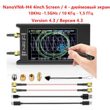 LiteVNA 4 inch NanoVNA 50kHz-6.3GHz / 10KHz -1.5GHz Vector Network Analyzer Antenna Analyzer HF VHF UHF SWR HW Version 4.3