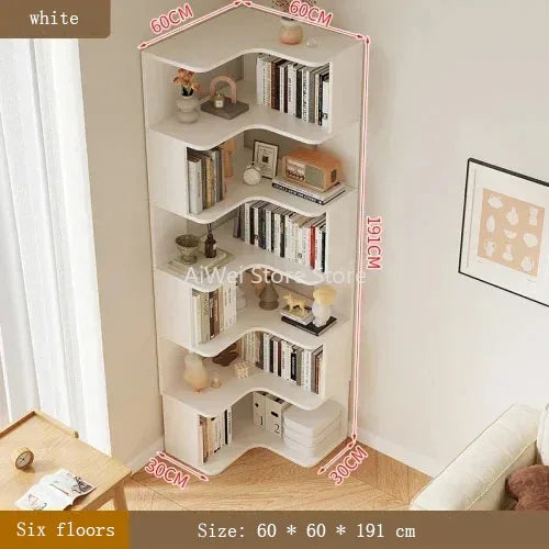 Storage Organizer Bookcases Shelves Magazine Wall Mainstays Racks Living Room Book Shelf Display Magazine Racks Nordic Furniture