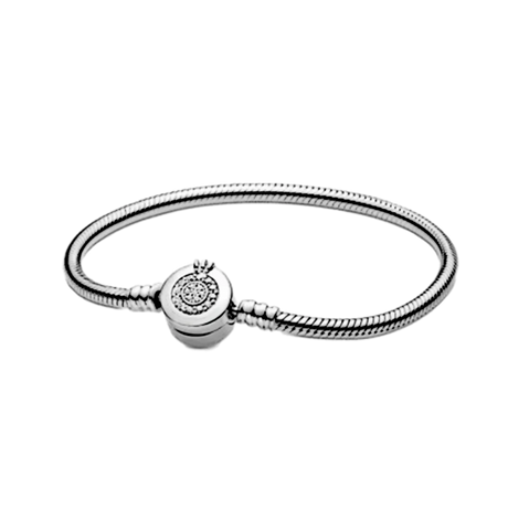 New 925 Sterling Silver High Quality Womens Bangle Classic Bucket Clasp Bracelet Fit Original Charm Bead Pendant Jewelry DIY