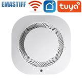 Tuya Smart WiFi 90DB Smoke Detector Sensor Alarm Home Security System Siren Fire Protection Smart Life APP Notification