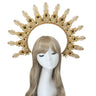 Gorgeous Sun Godmother's Crown Lolita KC Notre Dame Virgin Mary Halo Princess Queen Pope Tiara Headband