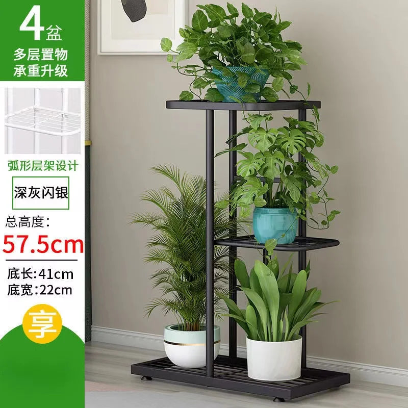 Plant Stand Stand For Flowers Iron 6/7/8Layers Plant Shelf Plant Organizer Storage Plant Holder Display Stand Garden Decoration