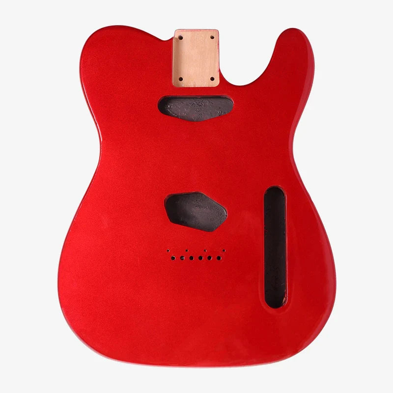High- quality TL guitar body Alder Metal Red DIY Finish electric guitar part for Telecaster