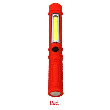 6000Lumens COB LED Work Flashlight Magnetic Base and Clip Multi-Function Pocket Pen Light Inspection Work Light Car Repair Tool