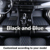 Custom Made Leather Car Floor Mats For Volkswagen VW Passat B6 2007 2008 2009 2010 2011 Carpets Rugs Foot Pads Accessories