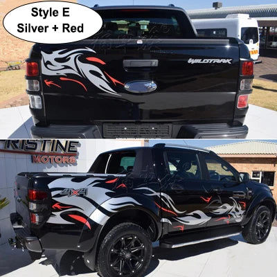 Car Stickers Pickup Side Body Decor Decals For Ford RANGER Raptor F150 Truck Graphics Vinyl Cover Auto Exterior Accessories