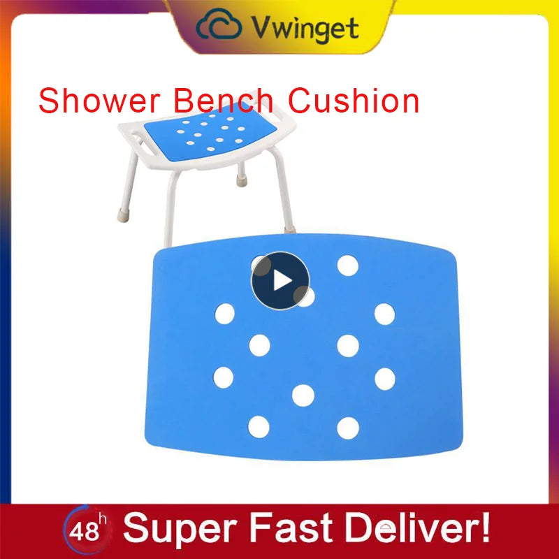 Non-slip Elderly Folding Bath Chair Cushion Bathroom And Shower Chair Elderly Bath Tub Shower Chair Stool Bench Seat Cushion