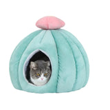 Closed Fluffy Cute Fashion Habitats Cat Bed Kittens Washable Dogs Nest Furniture Light Weight Cama Para Perros Pets Supplies