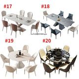 24 Dining Room Table Set Luxury Kitchen Furniture Modern Minimalist Dining Table With 6 Seats Customize Desktop Table And Chairs