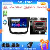 9 Inch Carplay Android Radio For RENAULT KADJAR 2015 - 2019 Intelligent System 8 core Multimedia Player Touch Screen 5G Display