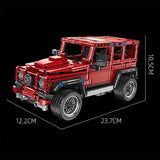 2.4G Programmable Building Blocks Jeep 1:16 Remote Control Off-road Vehicle Model Children's Brick Toy Birthday Gift