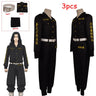 Anime Tokyo Revengers Cosplay Keisuke Baji Hanagaki Cosplay Costume 1st Division Captain Uniform Jacket Pants Wig Halloween Suit