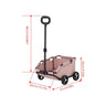 Small Pet Stroller Foldable Multifunctional Rolling Cat Carrier Pet Carriage 4 Wheels Lightweight Trolley Dog Cart for Travel