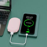 Mini Hand Warmer Portable Pocket Charger Power Bank 2 in 1 Winter Heater Electric 5000 mAh USB Rechargeable Heating Pad Outdoor