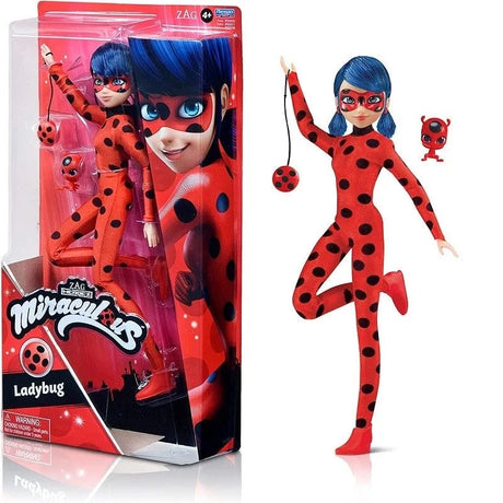 Miraculous 28cm Anime Figure Ladybug Marinette Rena Rouge Cat Noir Action Figure Fashion Doll Model Girl Gift