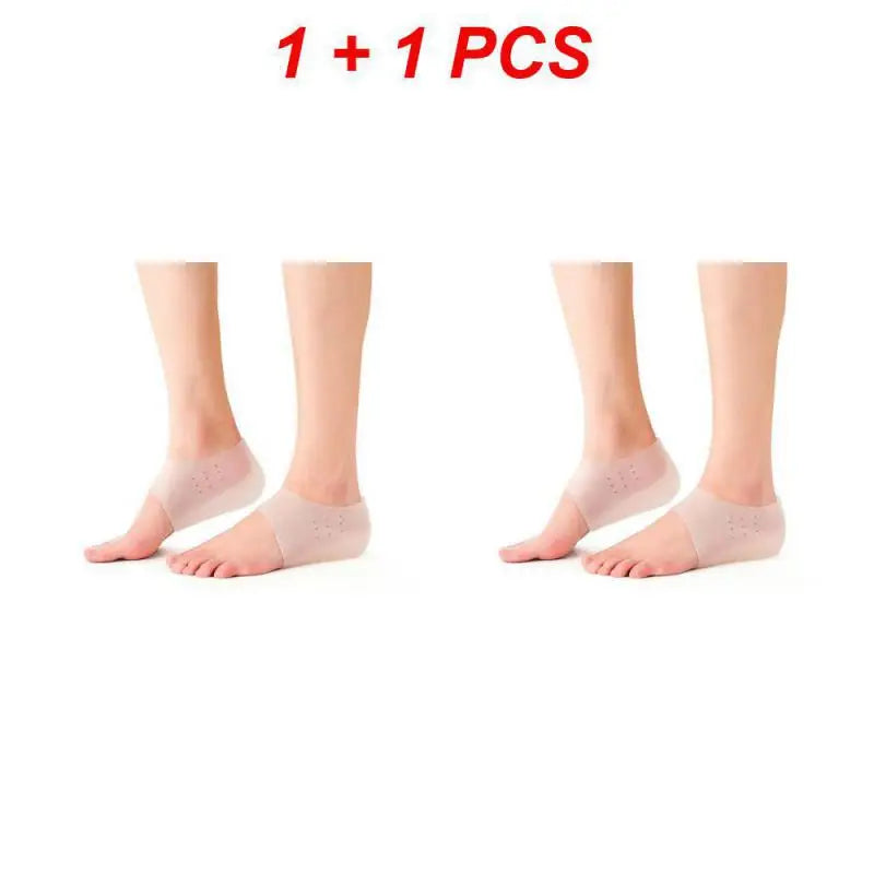 1/2PCS Silicone Breathable Heel Protector Foot Skin Care Protection Elastic Moisturizing Anti Cracking Easy To Clean Odorless