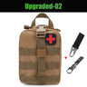 Tactical Molle First Aid Kit Survival Bag Emergency Pouch Military Outdoor Travel Waist Pack EDC Hunting Camping Lifesaving Case