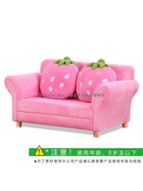 Children's Sofa Mini Korean Cartoon Strawberry Small Sofa Baby Room Decoration Sofa Cartoon Double Chair