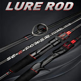 3 Tips Bass Fishing Rod Carbon Fiber Spinning/Casting Lure Pole Bait Weight 4-35G Line Weight 2-20LB Fast Lure Fishing Rods