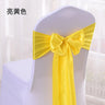 10/100pcs Satin Chair Bow Sashes Wedding Chair Knots Ribbon Butterfly Ties For Party Event Hotel Banquet Home Decoration