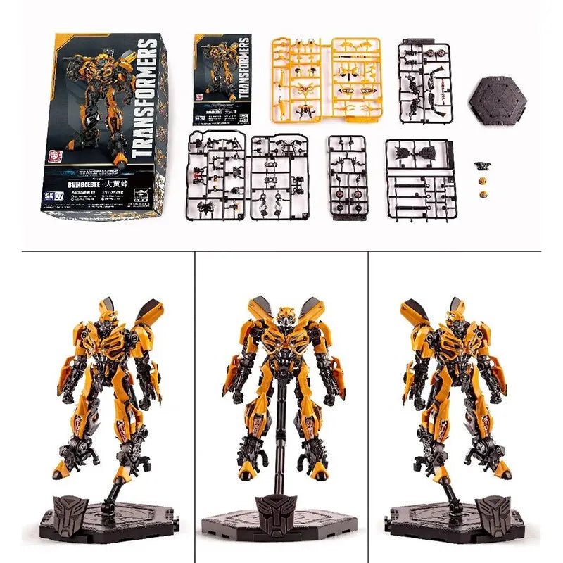 Transformer Toy Bumblebee Action Figure Mecha Assembled Glue-Free Model Deformation Robot Handmade toys Model Collection