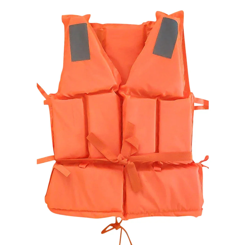 Safety Vest Survival Suit Fishing Life Jacket for Adult with Whistle Water Sports Survival for Kayaking Boating