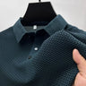 -VIP Link2 , Upto 5XL Summer New Men's Lop-up Hollow Short-sleeved Polo Shirt Ice Silk