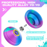 MAGICYOYO Professional Responsive Yoyo V8, Dual Purpose Yoyo for Kids Beginners, Replacement Uresponsive Yoyo Bearing