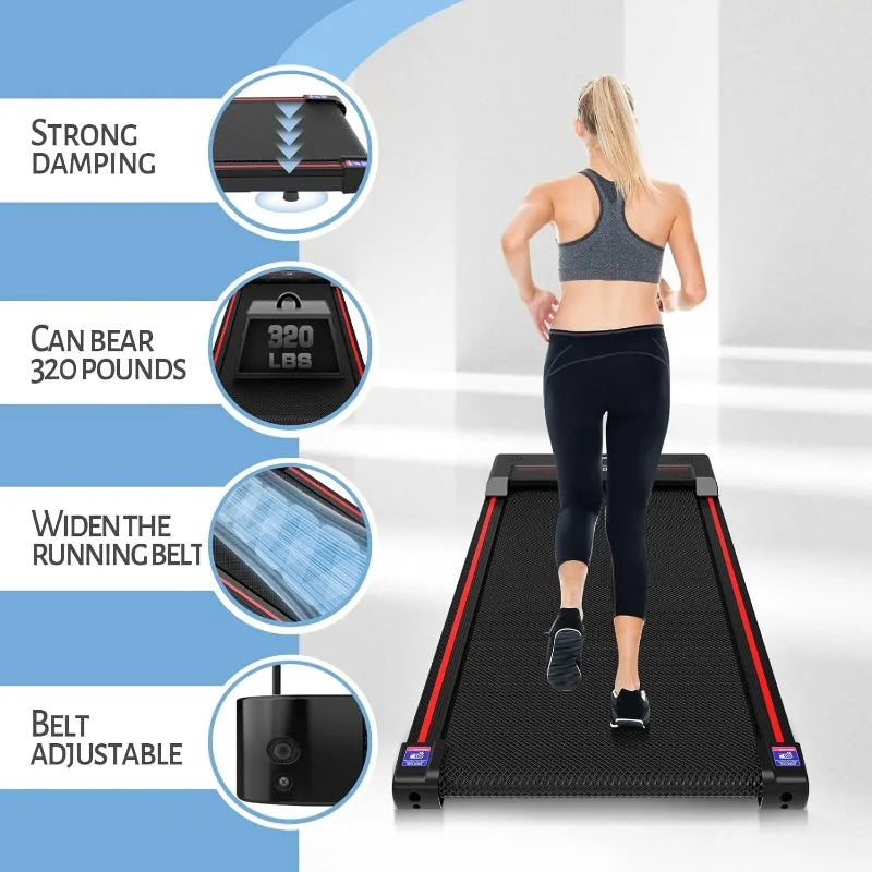 Walking Pad,Under Desk Treadmill,Treadmills for Home,320 Lb Capacity