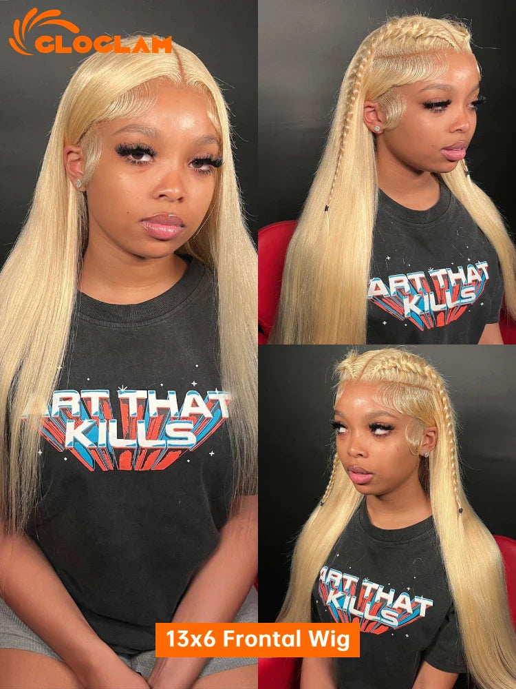 Blonde 5x5 Glueless Wig Human Hair Ready To Wear And Go Pre Plucked Straight 613 13x4 13x6 13x6 Hd Lace Frontal Wigs For Women