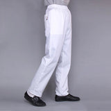 Unisex Chef Uniform Hotel Restaurant Cook Pants BBQ Catering Elastic Trousers Quality Zebra Pants Kitchen Cooker Work Pants