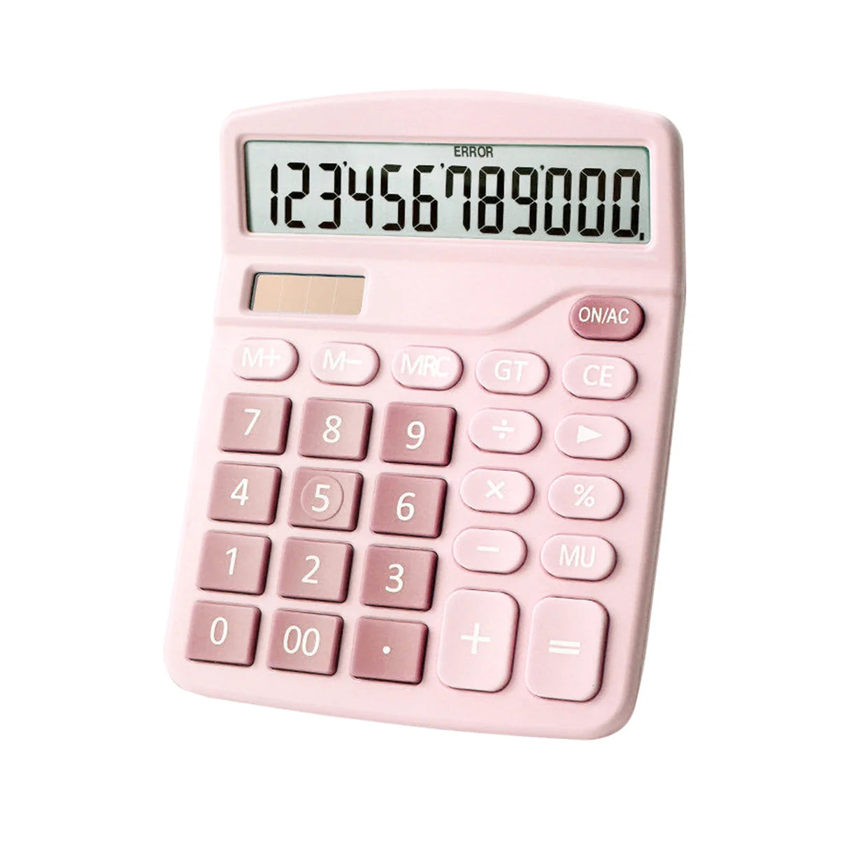 Desktop Calculator Standard Function Calculator with 12-Digit Large LCD Display Solar & Battery Dual Power for Home Basic