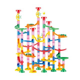 DIY Construction Marble Run Race Track Building Blocks Kids 3D Maze Ball Roll Toys kid Christmas Gift build a circuit